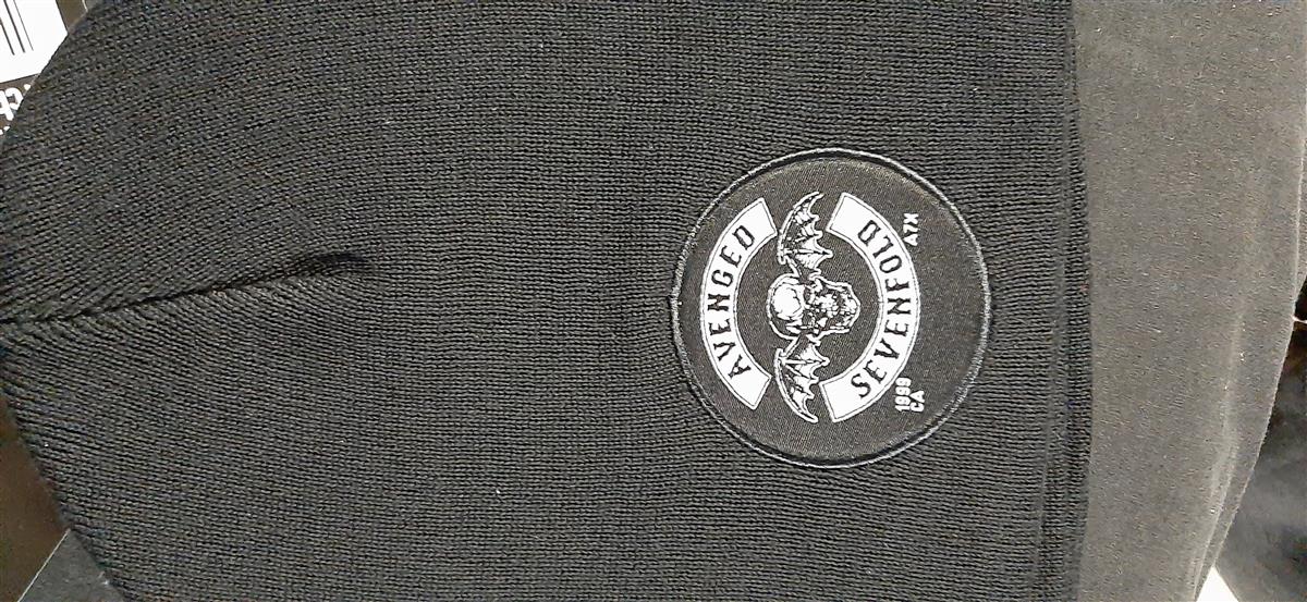 Avenged Sevenfold - Death Bait Patch Beanie Mütze