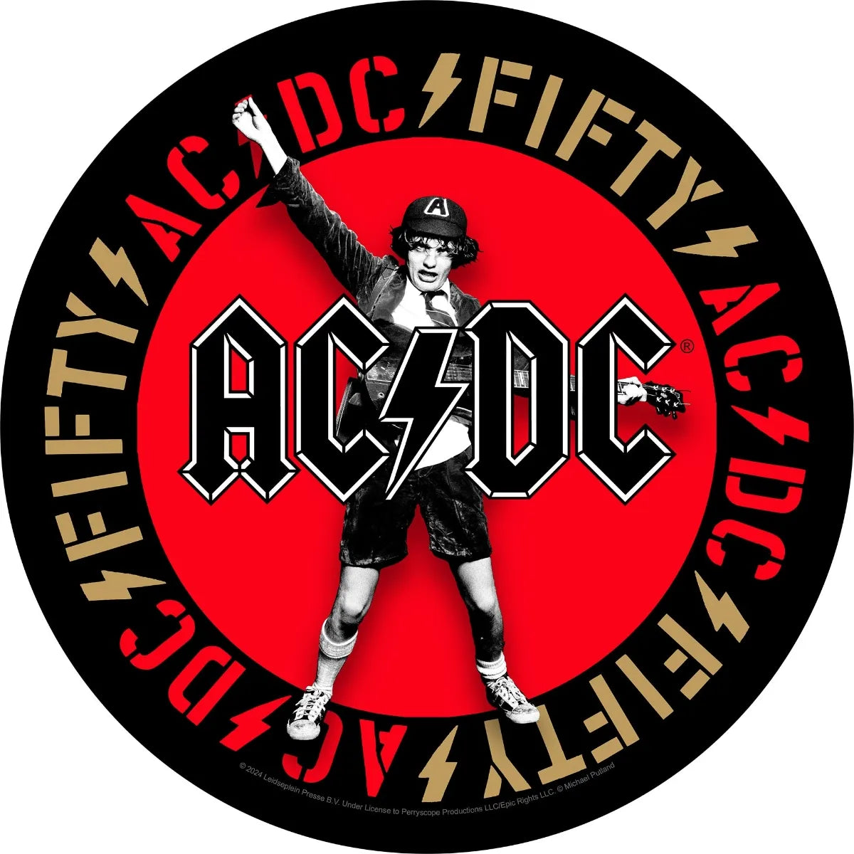 AC/DC - Angus Emblem Backpatch Rückenaufnäher