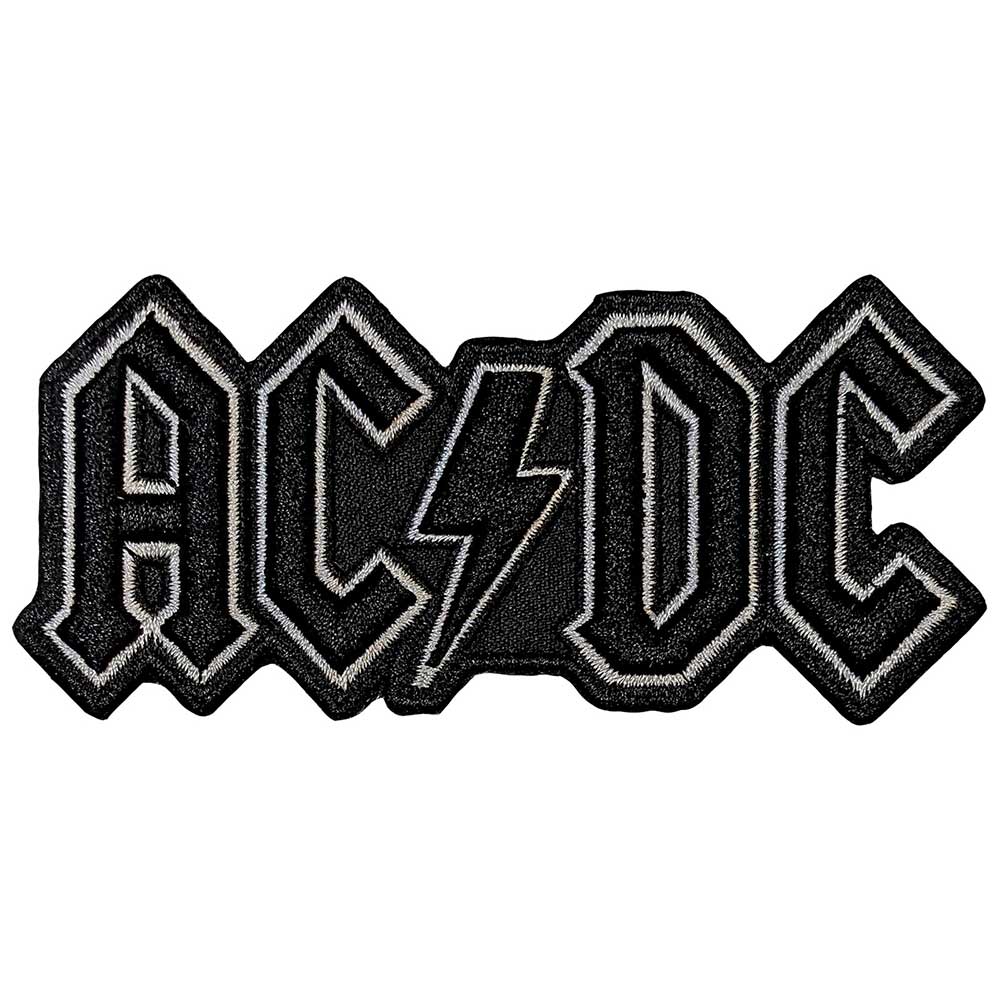 AC/DC - Black Logo Cut-Out Patch Aufnäher
