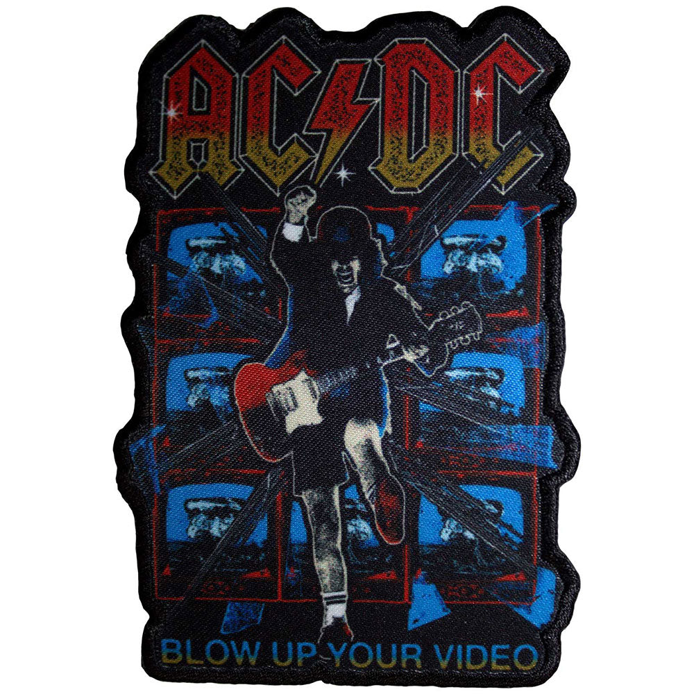 AC/DC - Blow Up Your Video Cut-Out Patch Aufnäher ca. 10x 6,8cm
