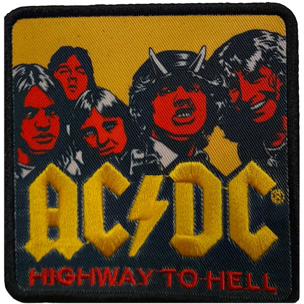 AC/DC - Highway To Hell Alt Colour Patch Aufnäher ca. 9x 9cm