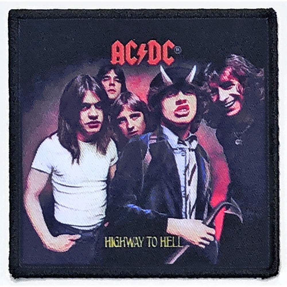 AC/DC - Highway To Hell Printed Patch Aufnäher ca. 8,6x 8,6cm