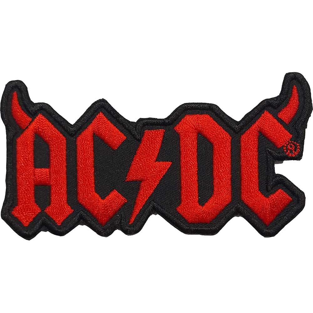 AC/DC - Horns Patch Aufnäher ca. 4,8x 9,5cm