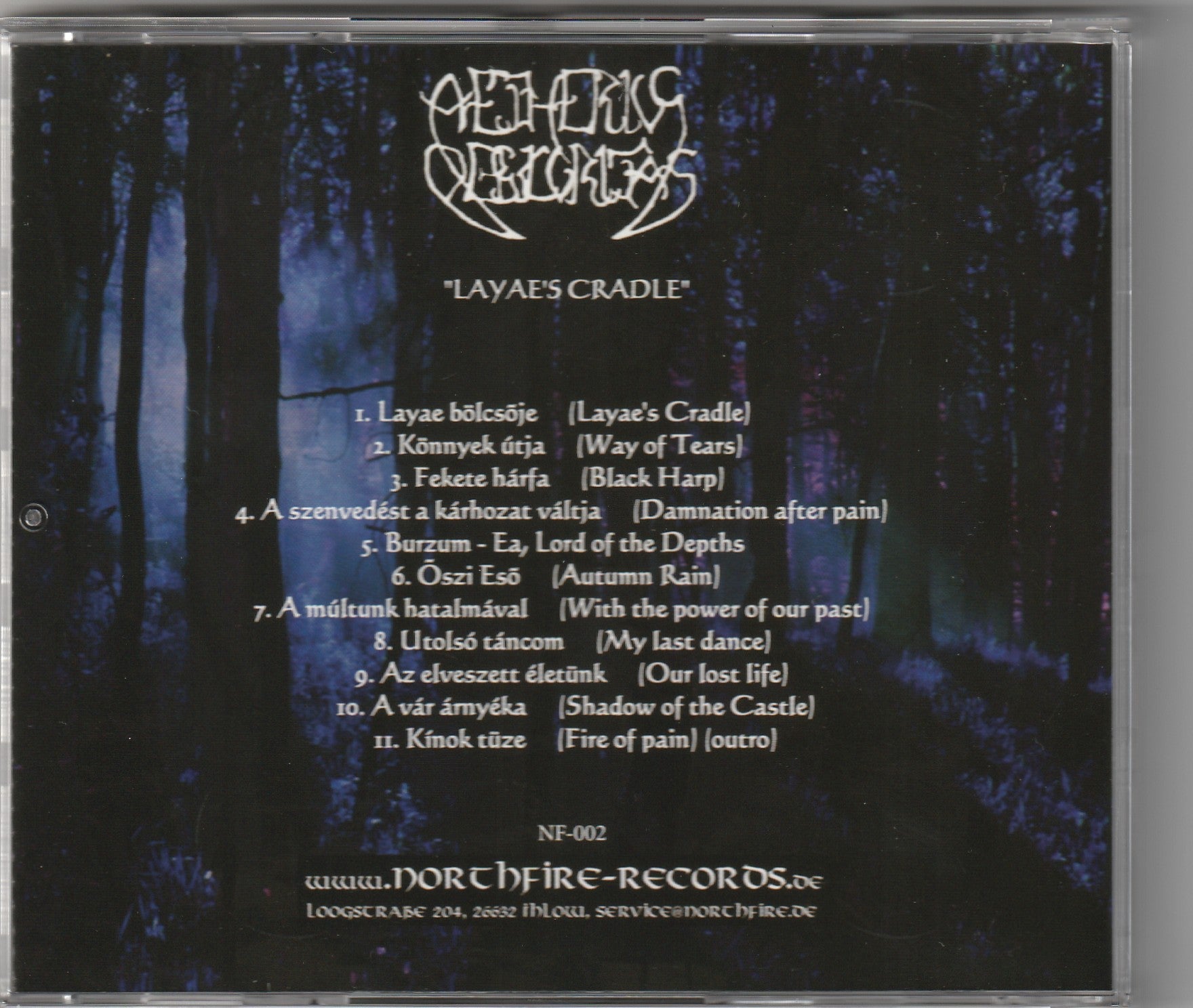 Aetherius Obscuritas - Layae´s Cradle - CD