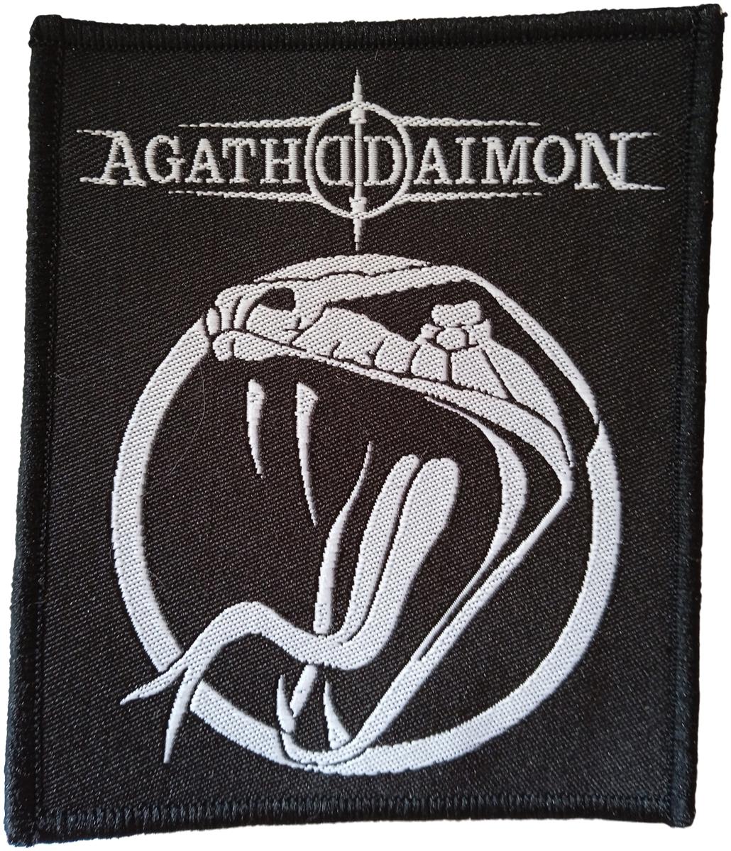 Agathodaimon - Reptile Aufnäher Patch ca. 8,8x 10,4cm