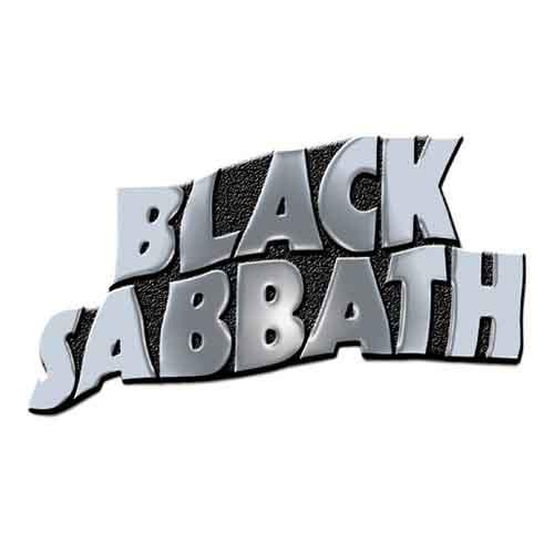 Black Sabbath - Wavy Logo Silver Pin