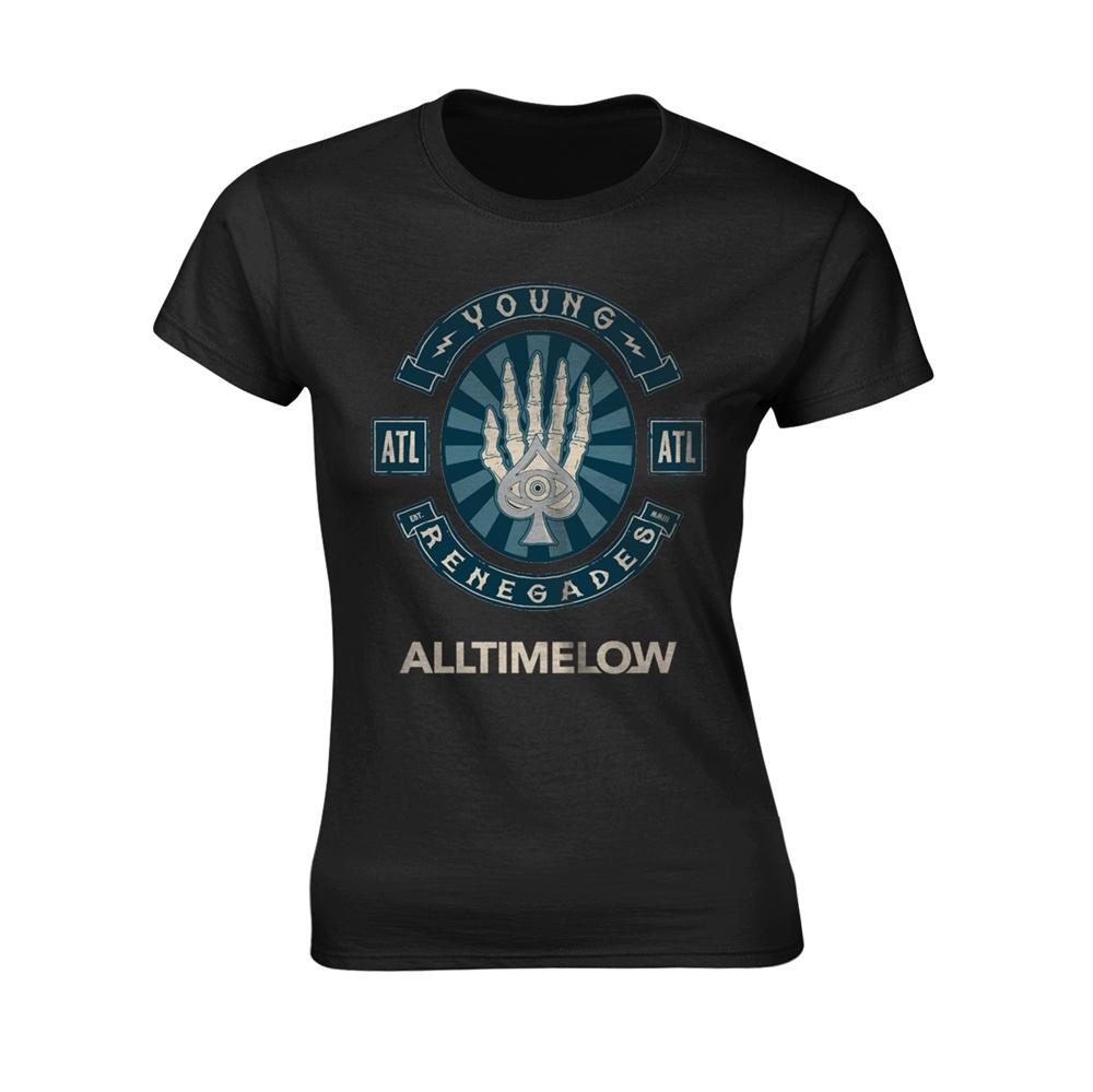 All Time Low - Skele Spade Damen Shirt Gr. M
