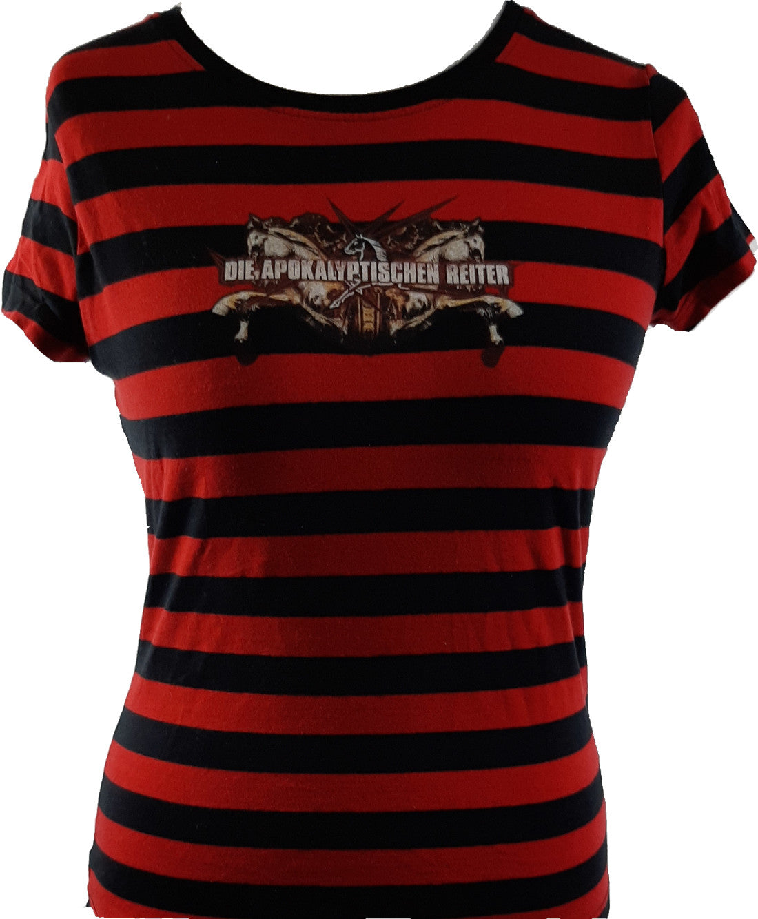 Apokalyptischen Reiter, Die - Horses Stripes Damen Shirt Gr. L