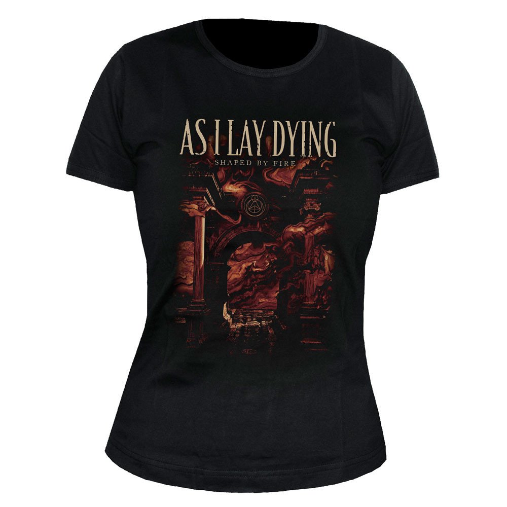 As I Lay Dying - Shaped By Fire Damen Shirt Gr. L