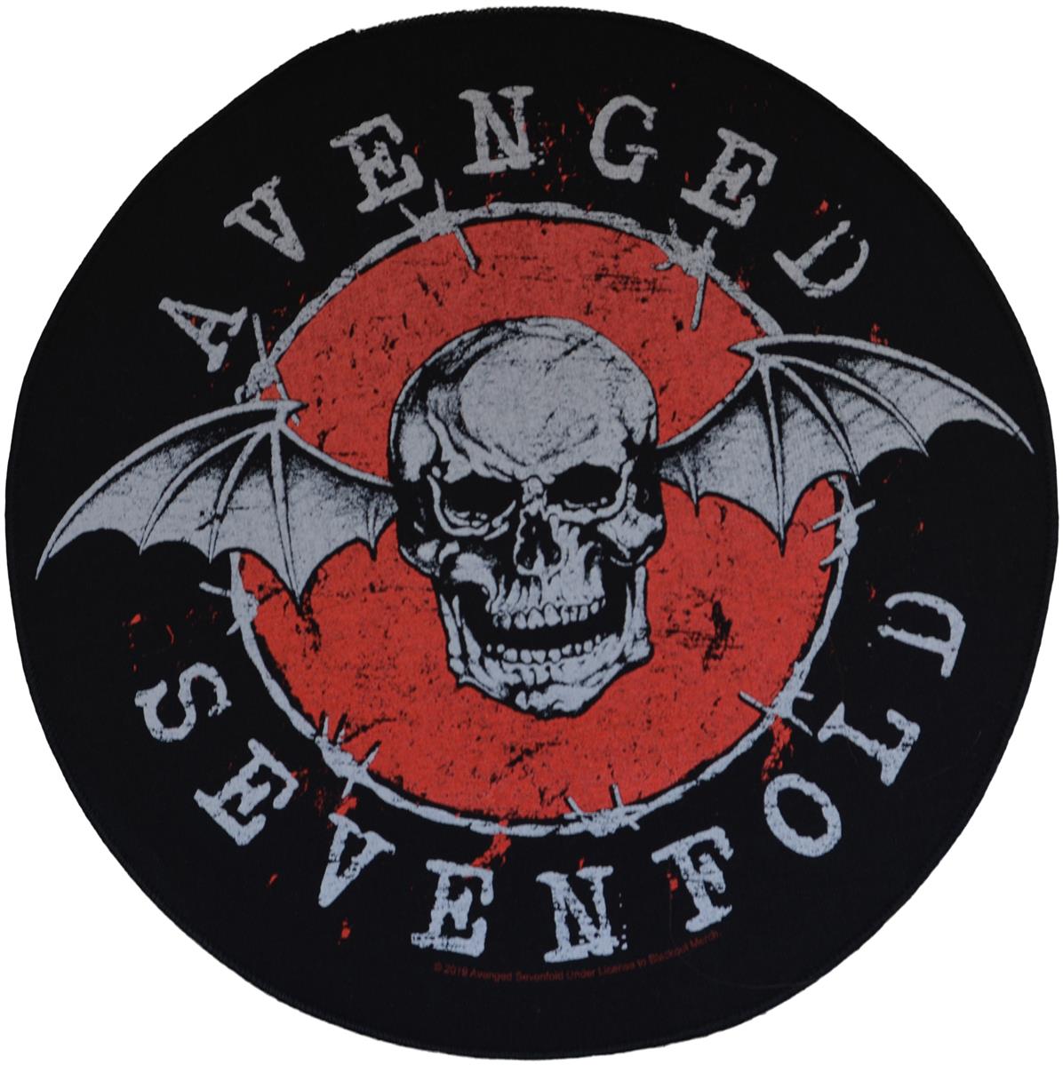 Avenged Sevenfold - Distressed Skull Backpatch Rückenaufnäher