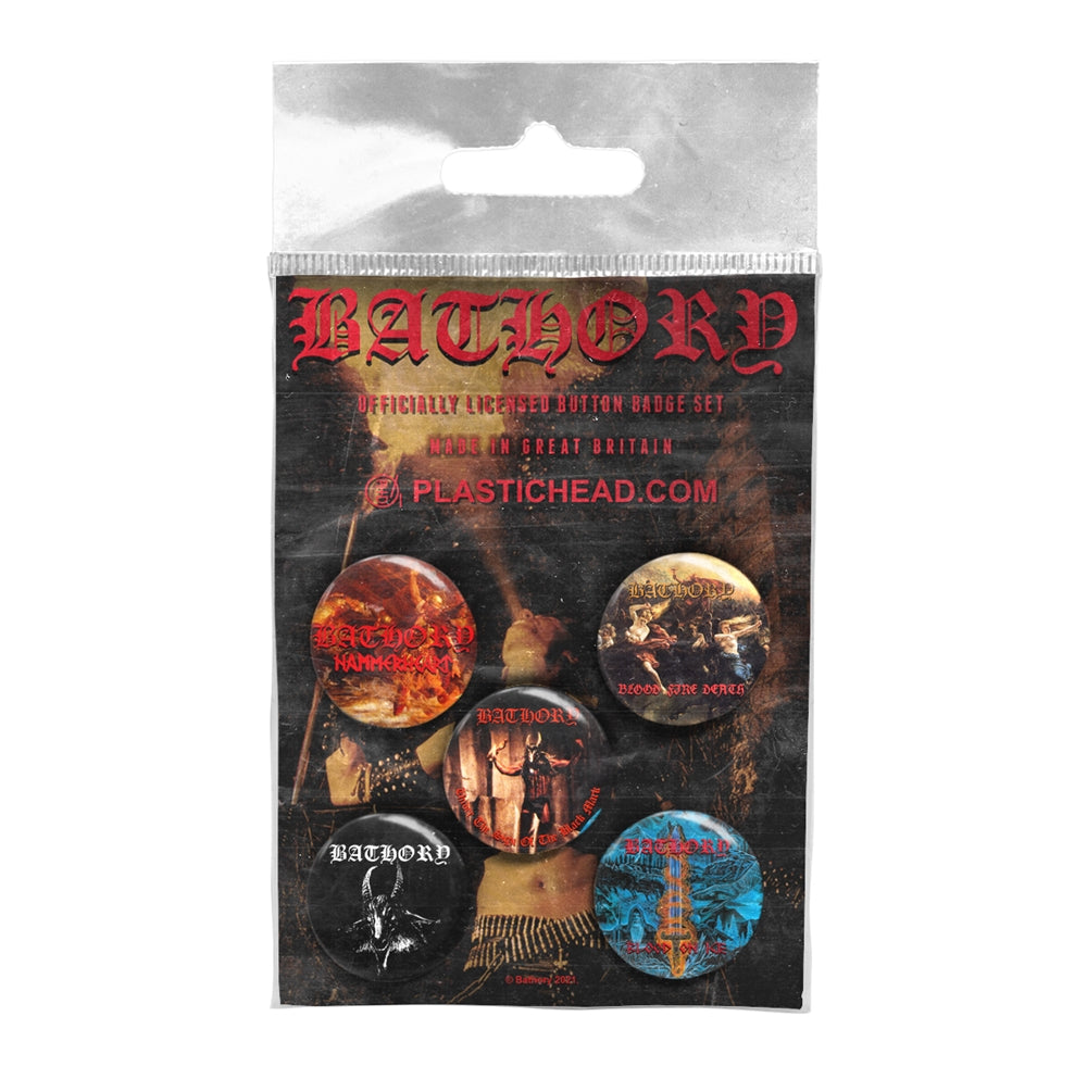 Bathory - Albums Button-Set