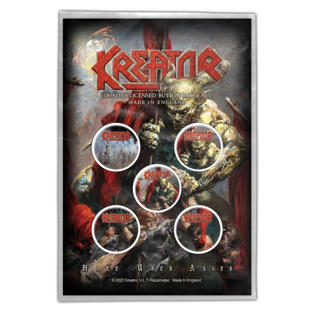 Kreator - Hate Über Alles Button-Set