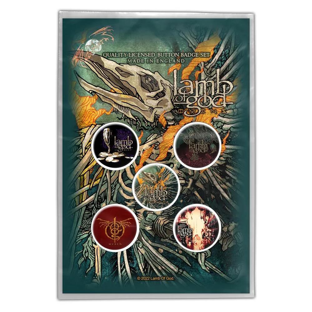 Lamb Of God - Omens Button-Set