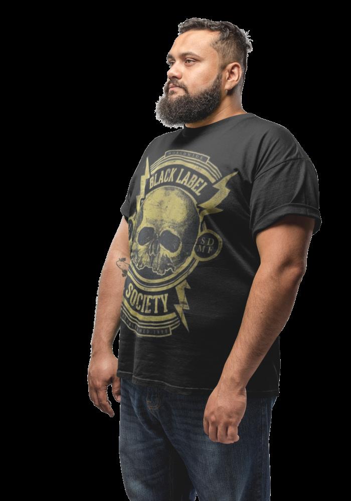 Black Label Society - Worldwide Skull T-Shirt