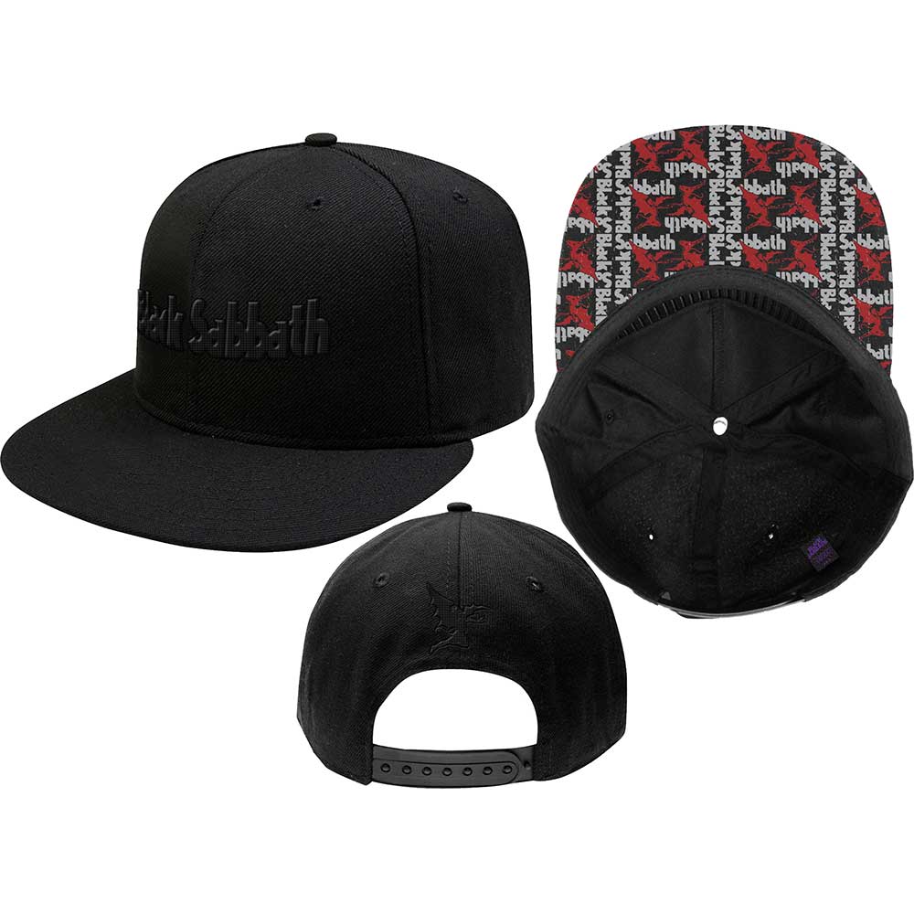 Black Sabbath - Black Logo Snapback CAP