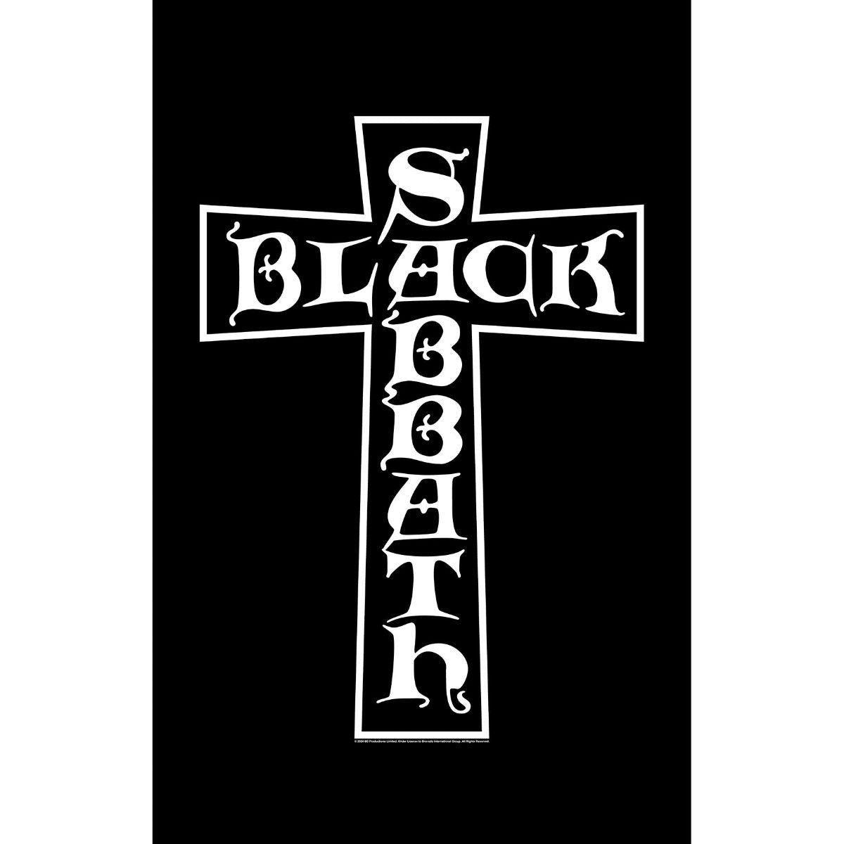 Black Sabbath - Cross Premium Posterflagge