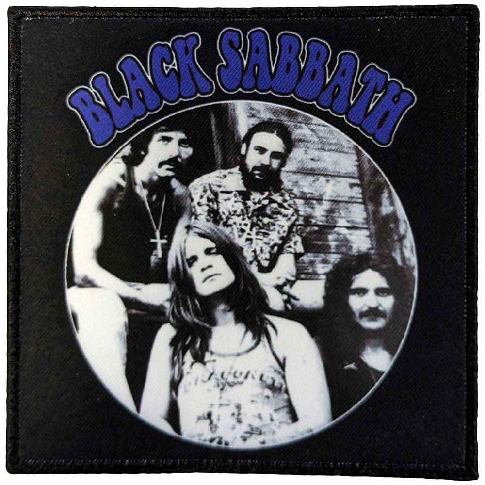 Black Sabbath - Band Photo Circle Patch Aufnäher