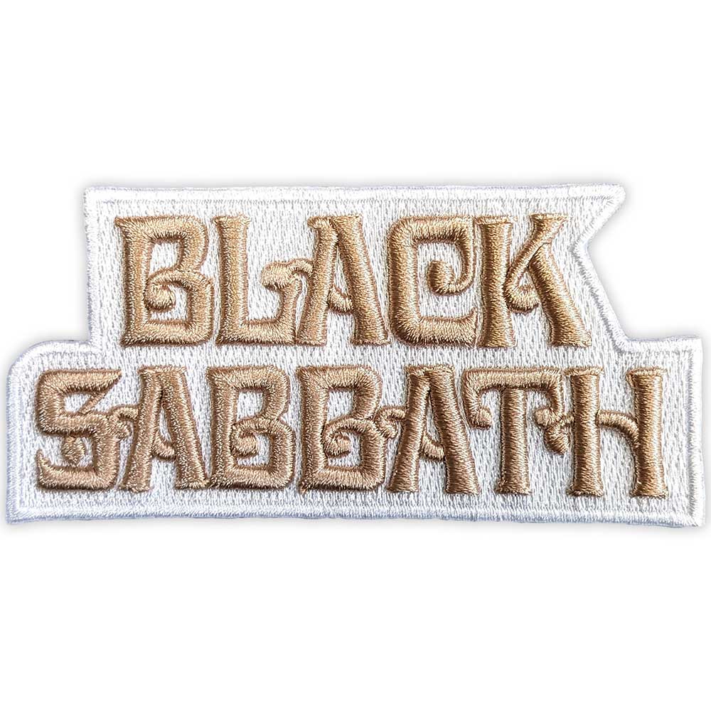 Black Sabbath - Text Logo Patch Aufnäher ca. 9,5x 4,5cm