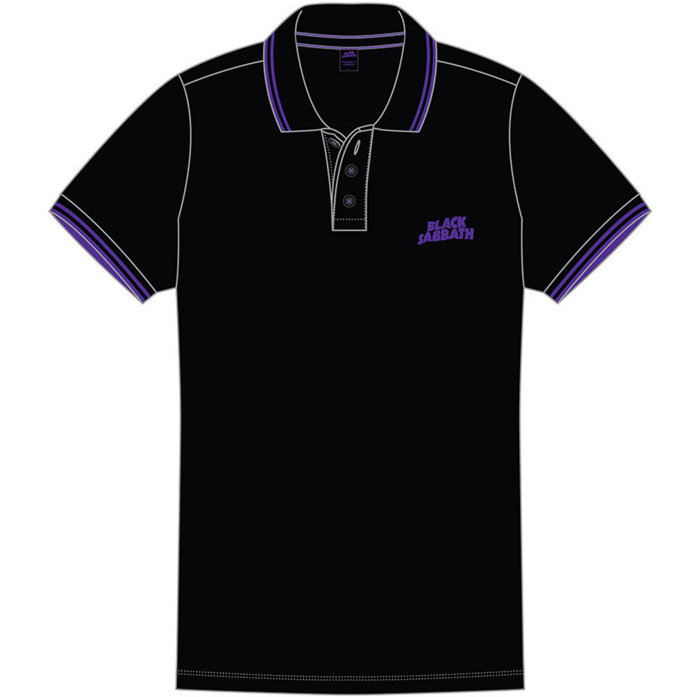 Black Sabbath - Wavy Logo Polo Shirt