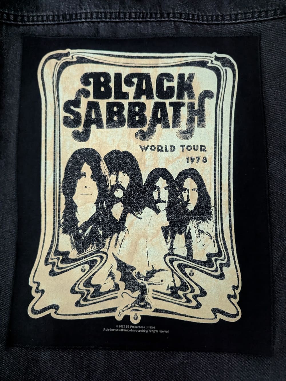 Black Sabbath - World Tour 78 Band Backpatch Rückenaufnäher