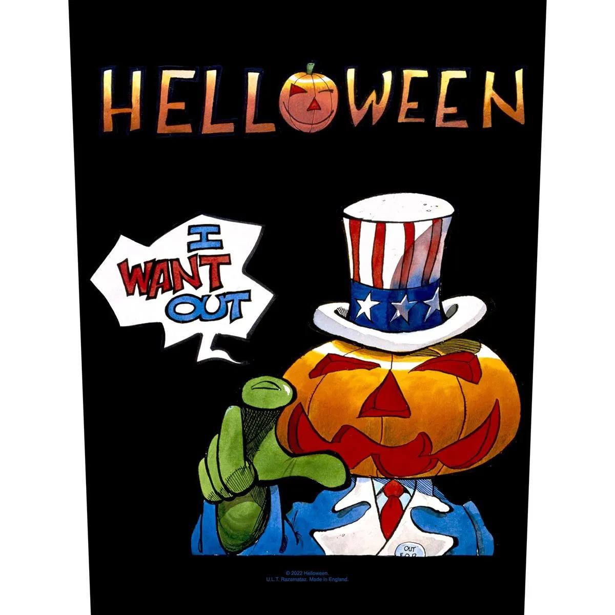 Helloween - I Want Out Backpatch Rückenaufnäher