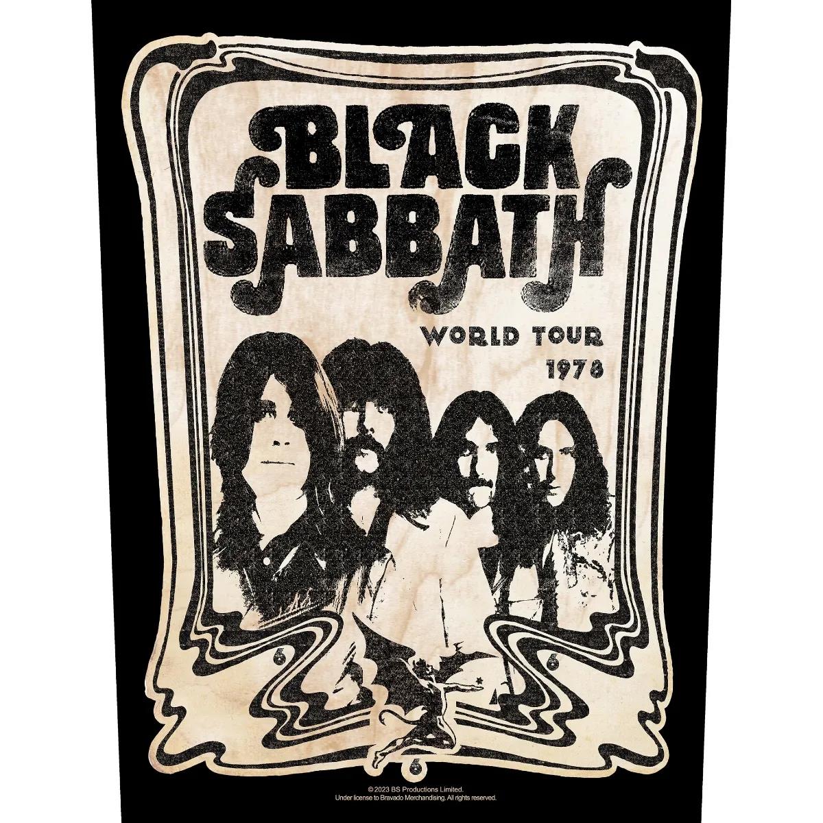 Black Sabbath - World Tour 78 Band Backpatch Rückenaufnäher