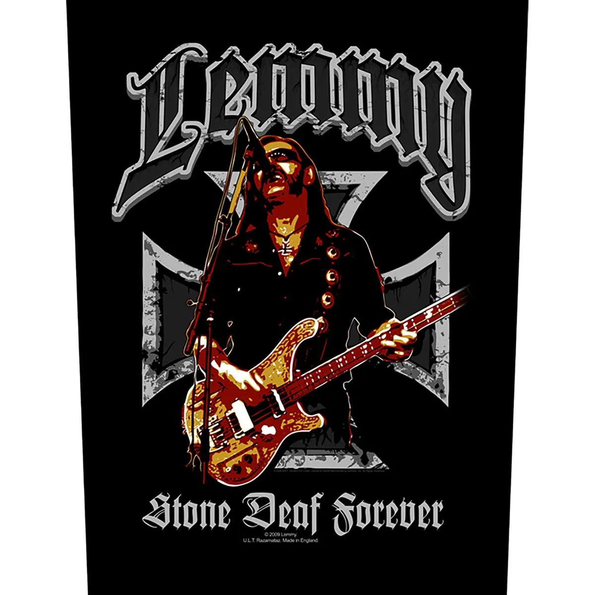 Motörhead / Lemmy - Stone Deaf Forever Backpatch Rückenaufnäher