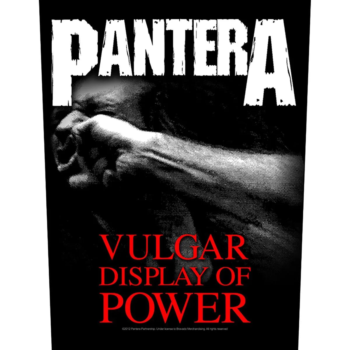 Pantera - Vulgar Of Display Of Power Backpatch Rückenaufnäher
