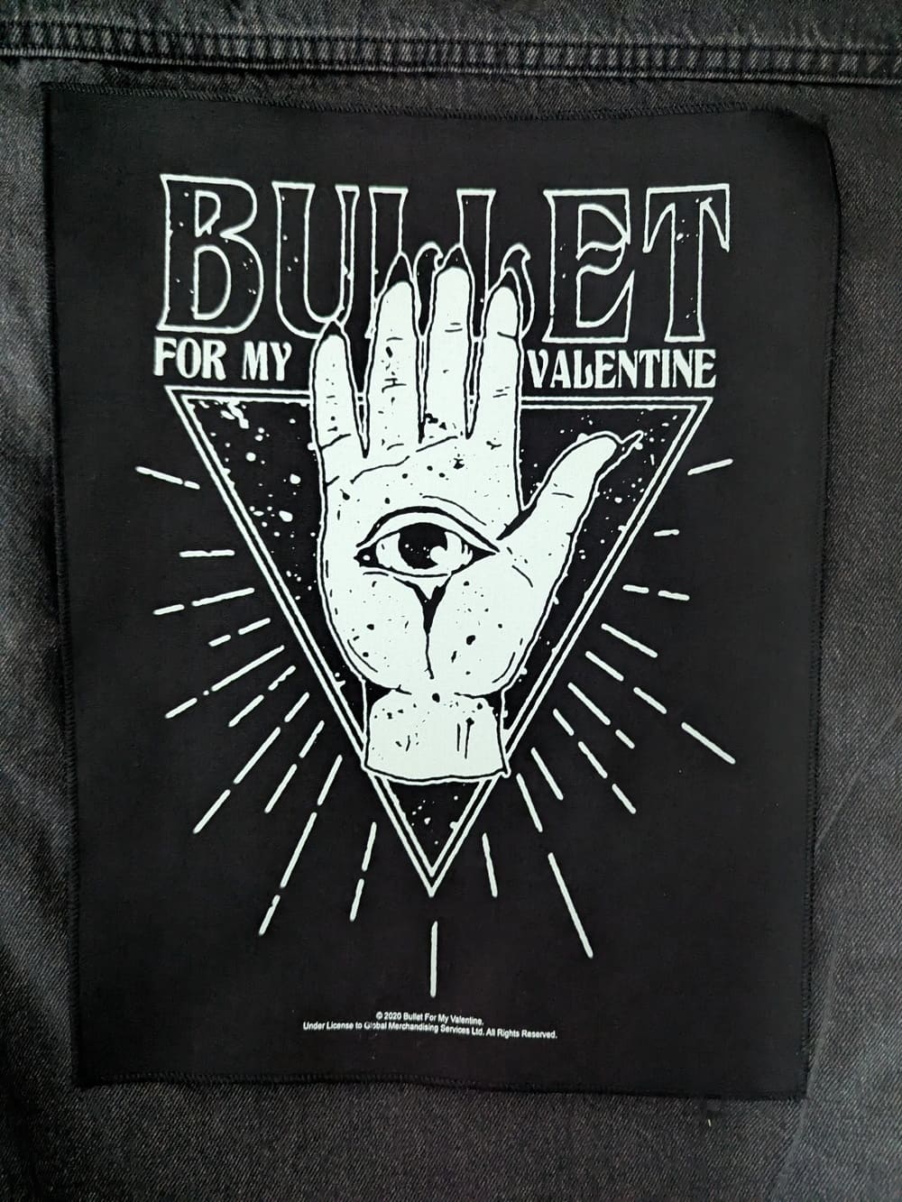 Bullet For My Valentine - All Seeing Eye Backpatch Rückenaufnäher