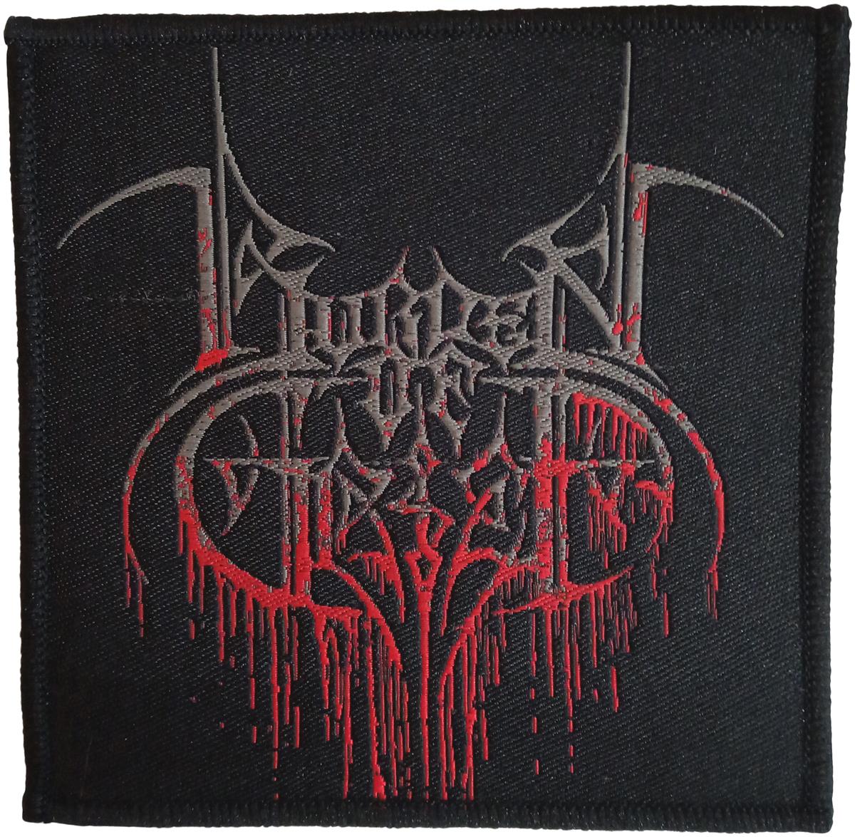 Burden Of Grief - Bloody Logo 2022 Aufnäher Patch ca. 9,8x 9,8cm