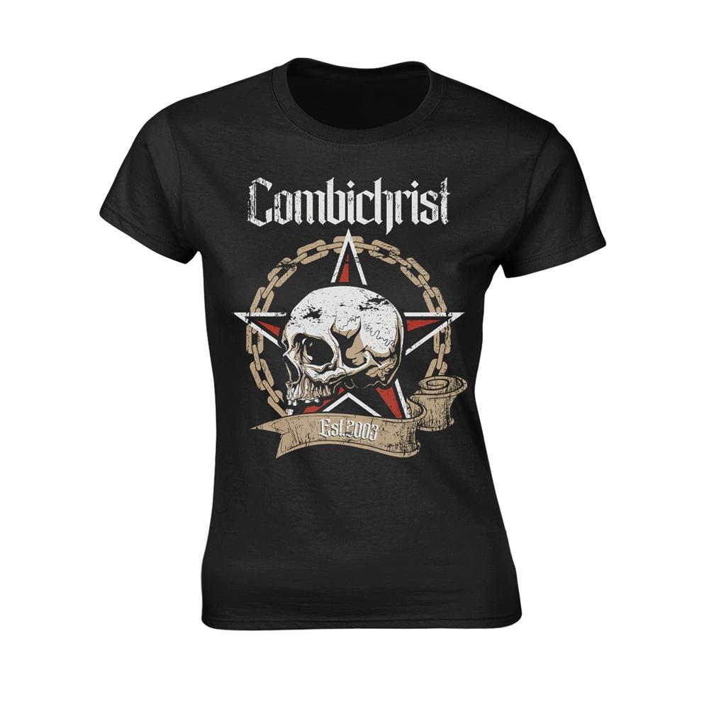 Combichrist - Skull Damen Shirt Gr. XL
