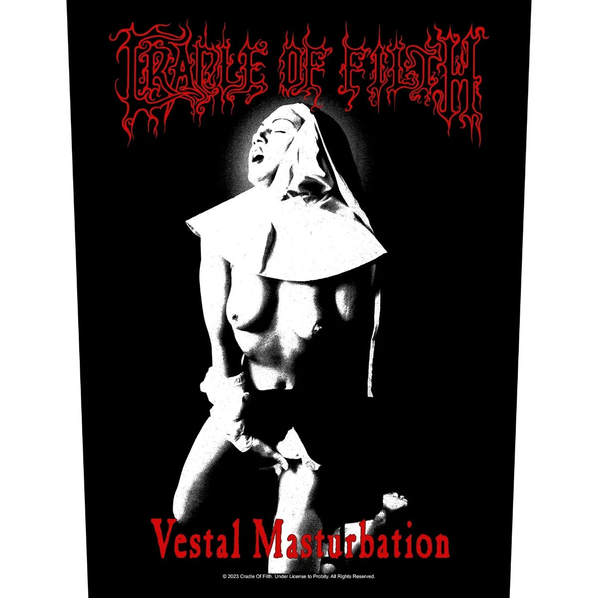 Cradle Of Filth - Vestal Masturbation Backpatch Rückenaufnäher