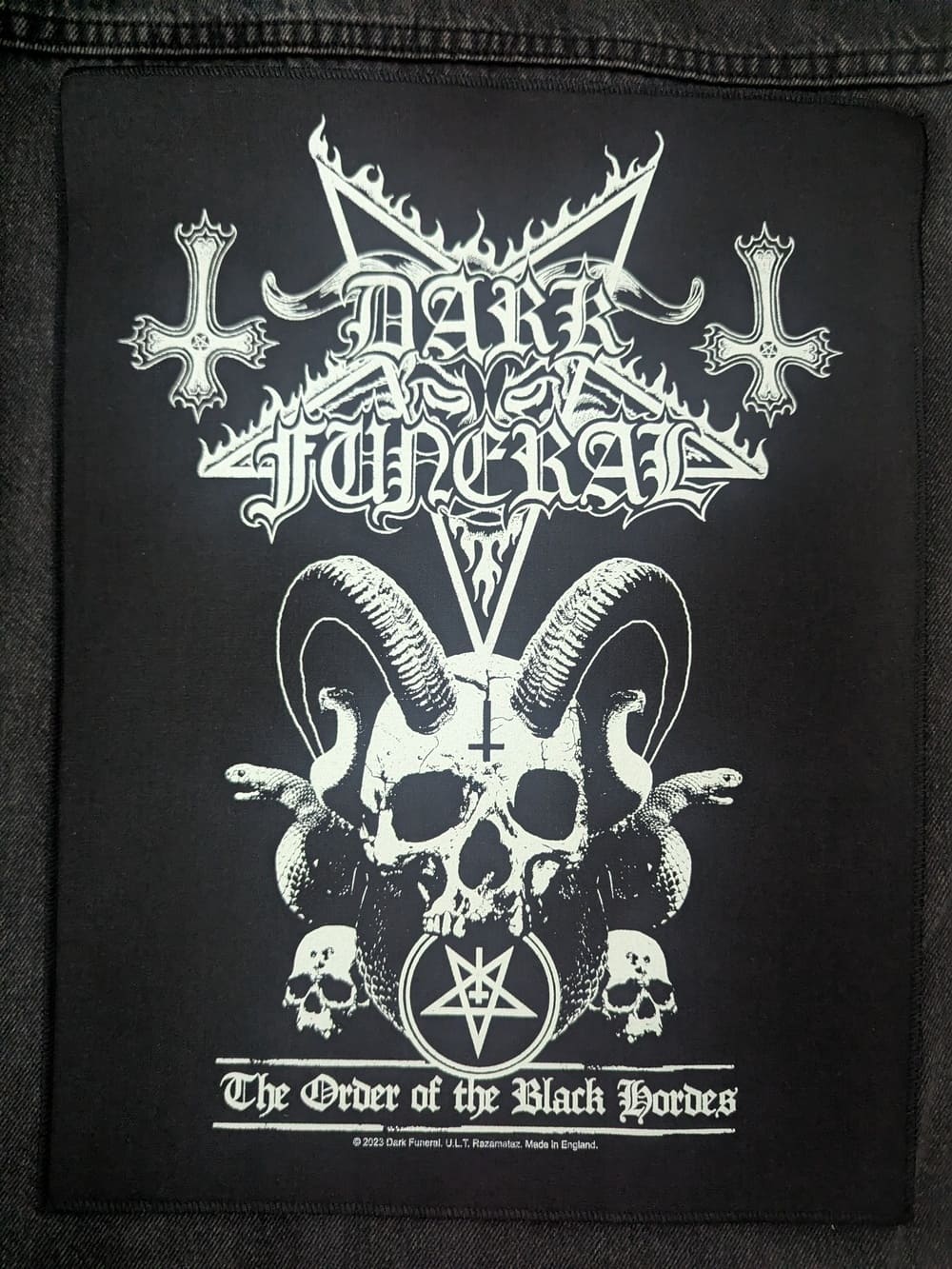 Dark Funeral - Order Of The Black Hordes Backpatch Rückenaufnäher
