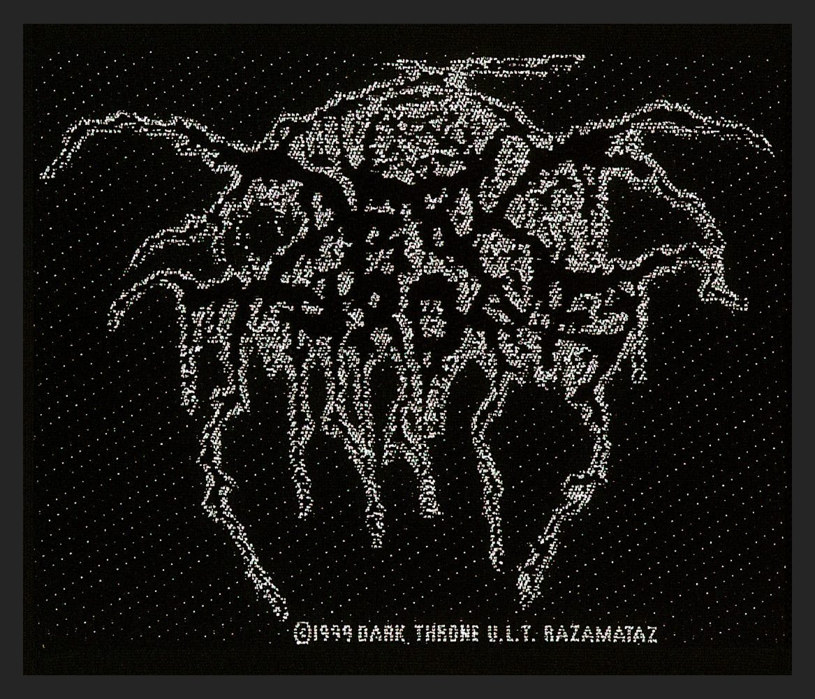 Darkthrone - Silver Logo - Patch Aufnäher