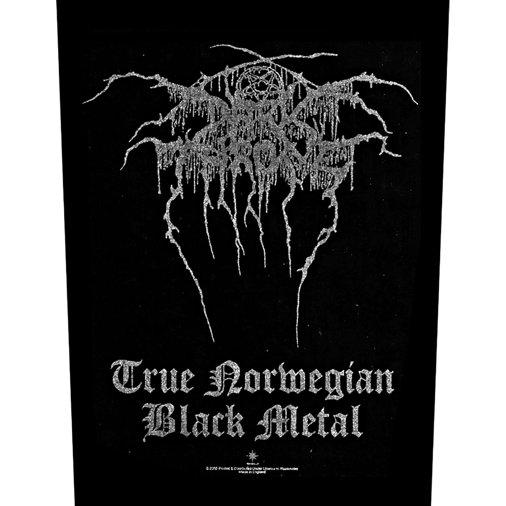 Darkthrone - True Norwegian Black Metal - Backpatch Rückenaufnäher