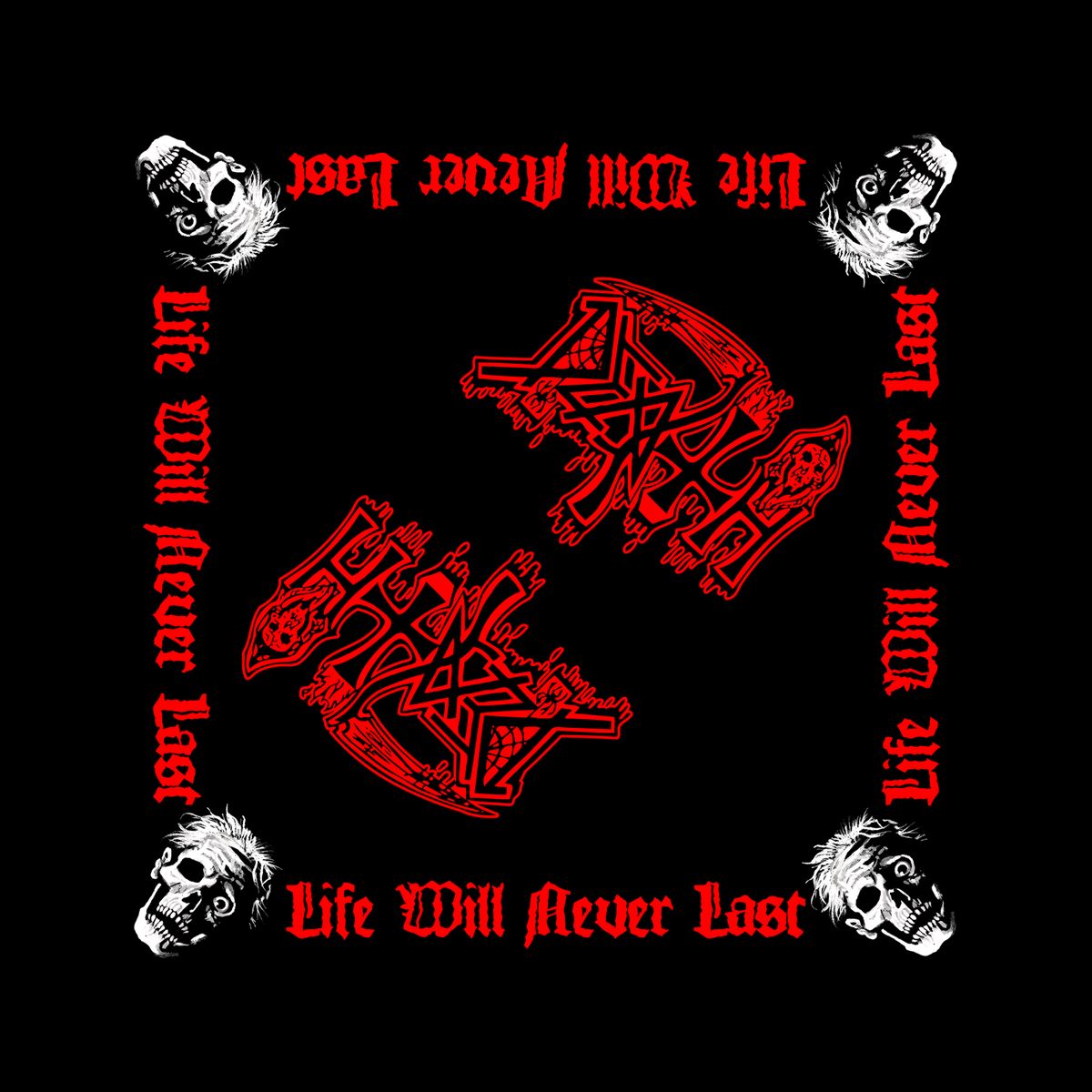 Death - Life Will Never Last Kopftuch Bandana