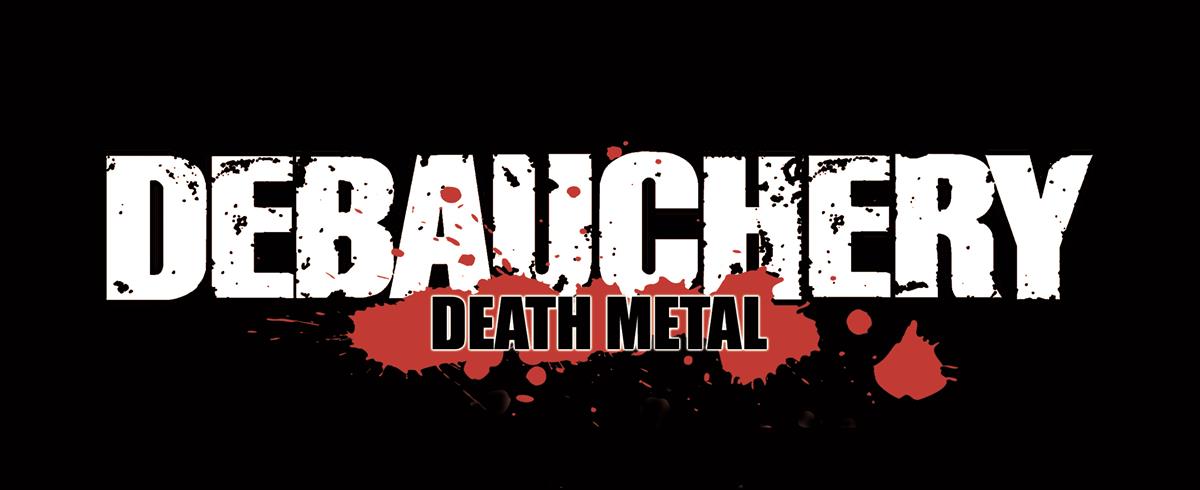 Debauchery - Logo Patch Aufnäher ca. 14,2x 6,3cm