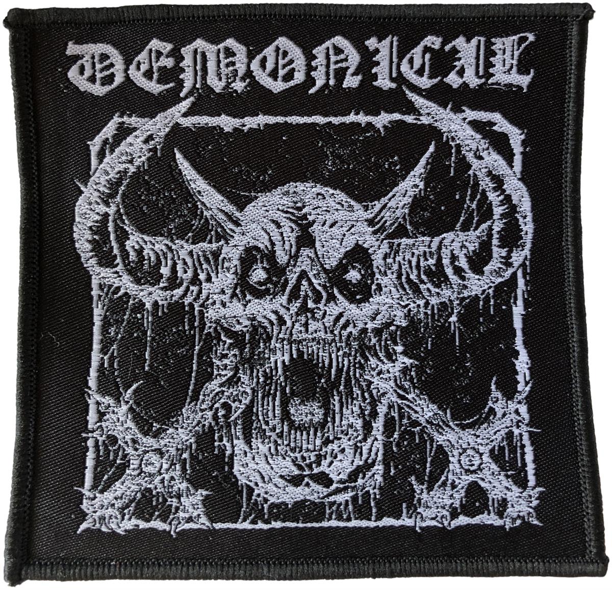 Demonical - In League With Death Aufnäher Patch ca. 9,9x 10cm