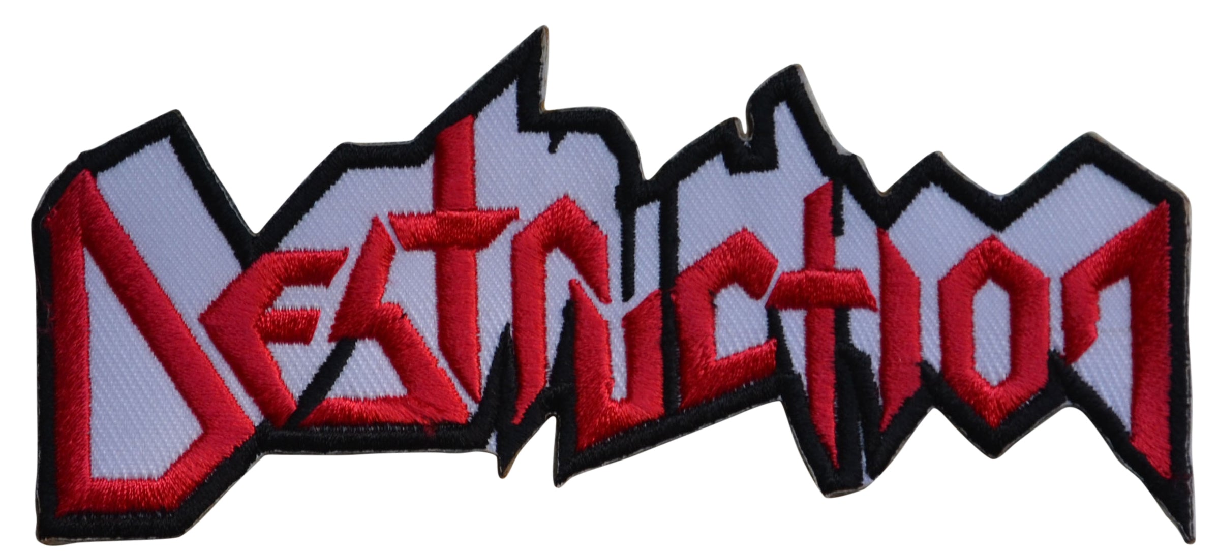 Destruction - Logo Cut-Out Patch Aufnäher ca. 12,2x 5,8cm