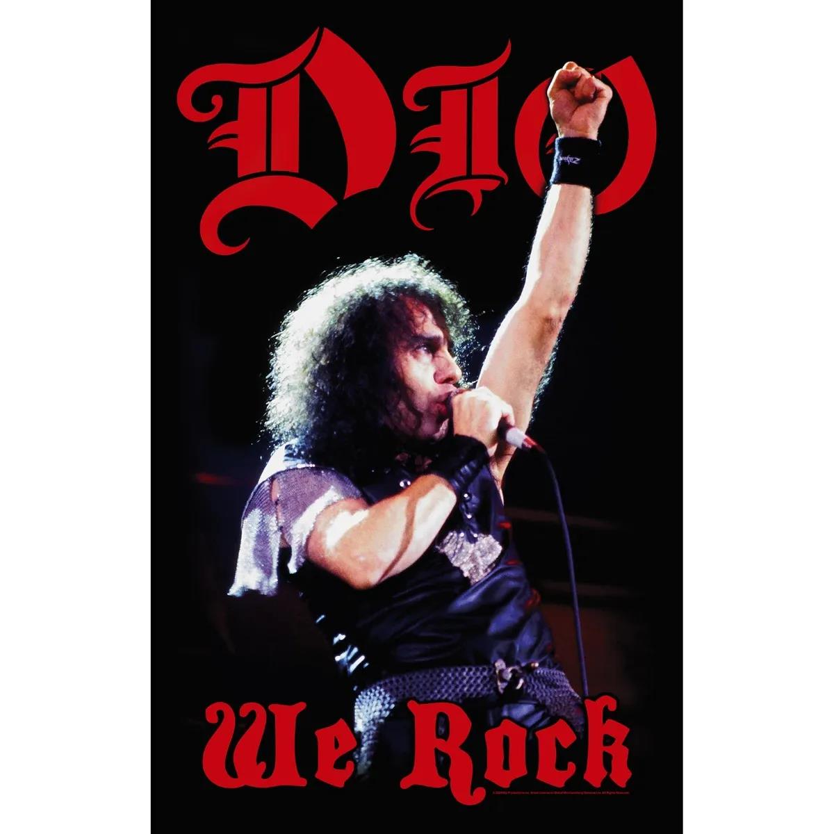 DIO - We Rock Posterflagge