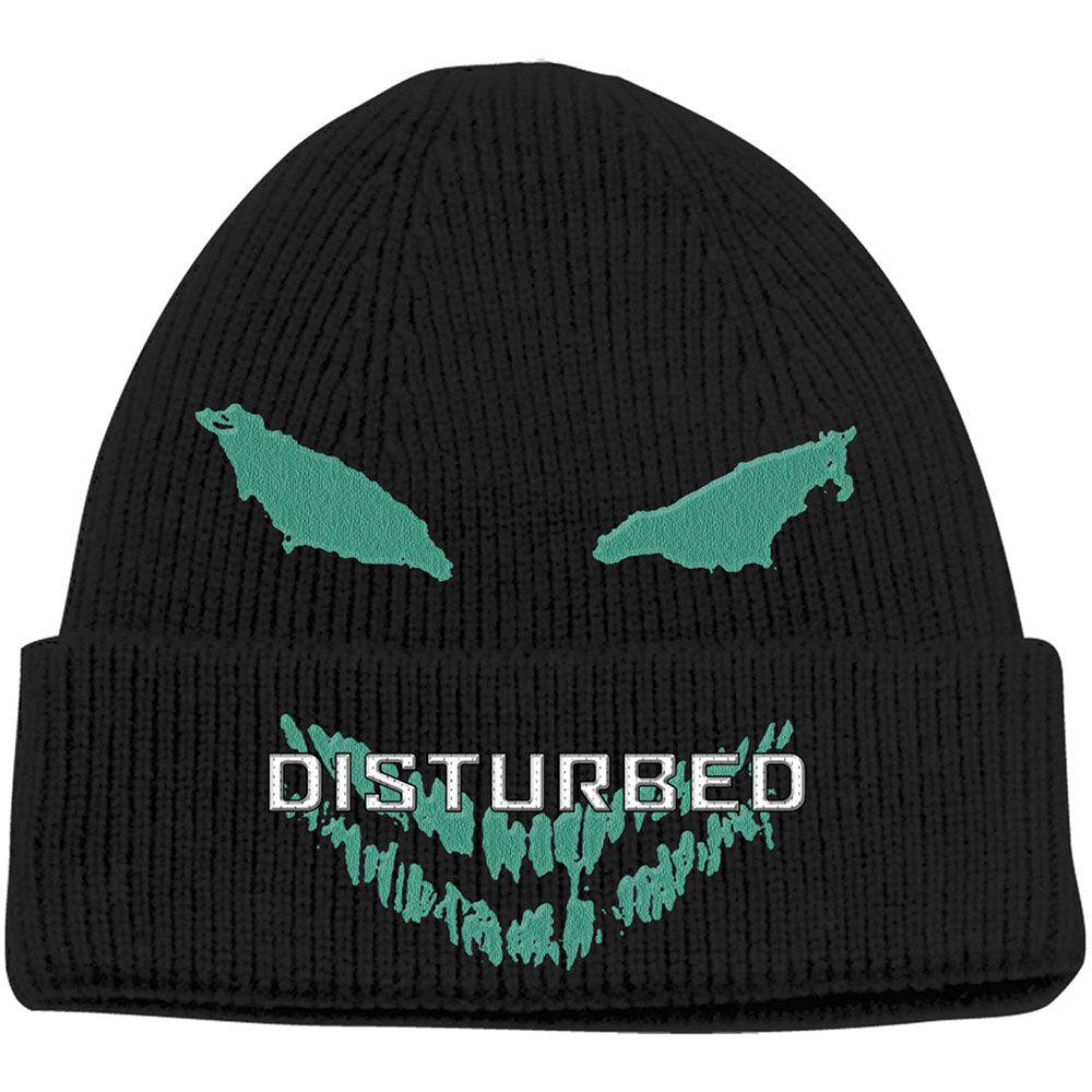 Disturbed - Green Face Beanie Mütze