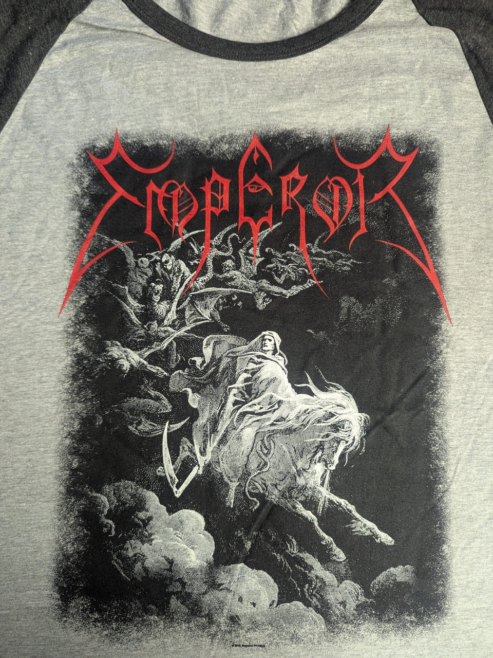 Emperor - Rider (Grau/Charcoal) 3/4 Arm Raglan Shirt
