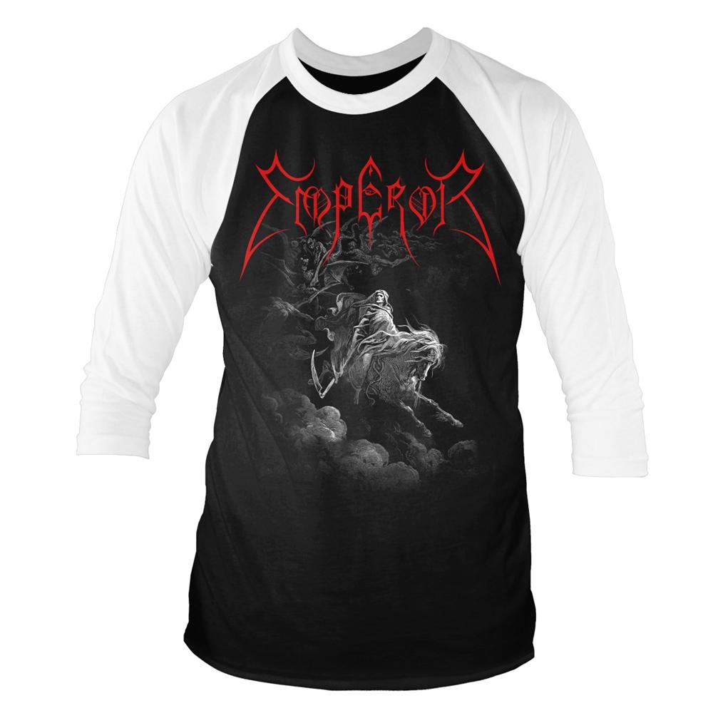 Emperor - Rider (White/Black) 3/4 Raglan Shirt