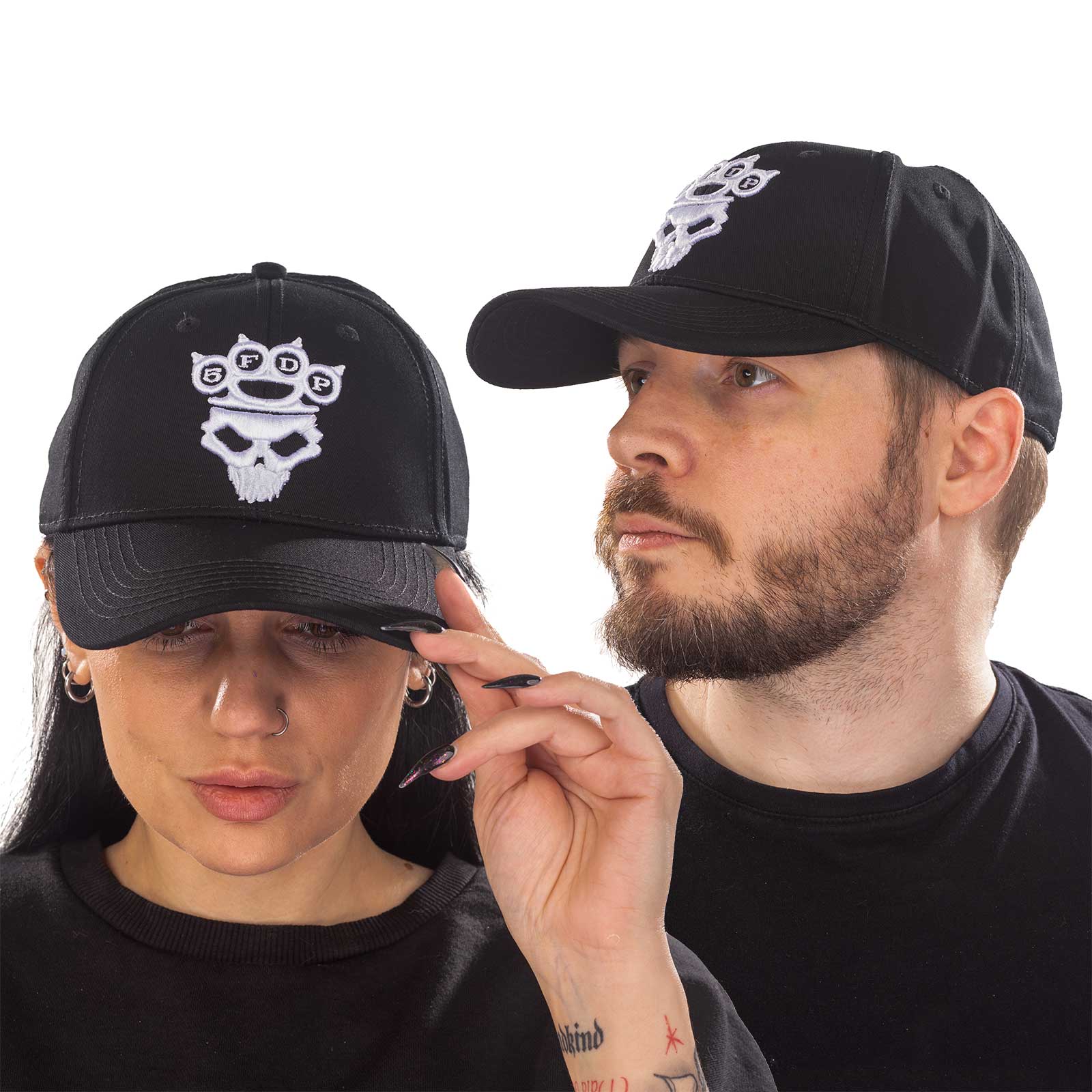 Five Finger Death Punch - Logo White CAP