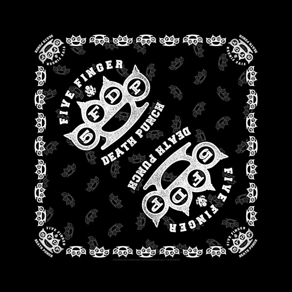 Five Finger Death Punch - Knuckles Bandana Kopftuch