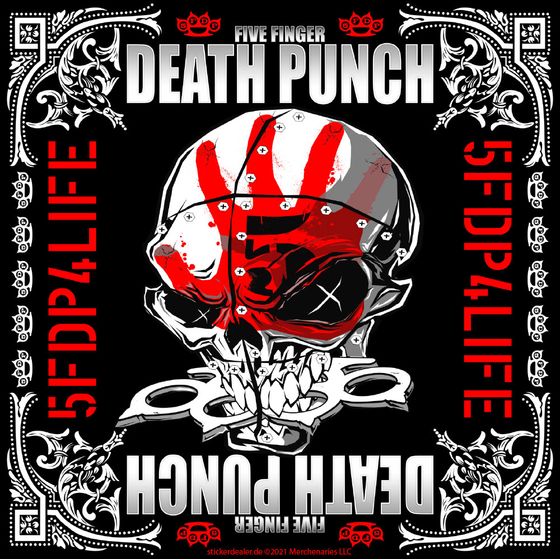 Five Finger Death Punch - Metalhead Aufkleber Sticker