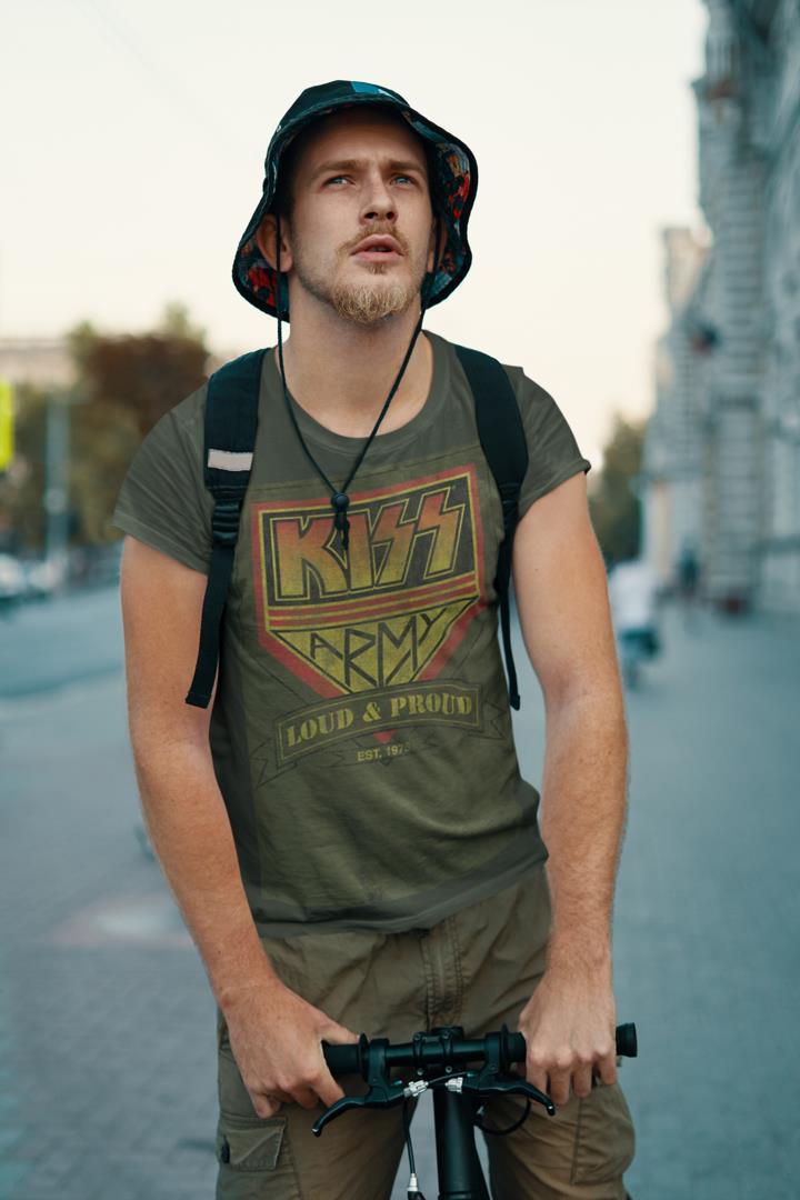 KISS - Loud & Proud Millitary T-Shirt