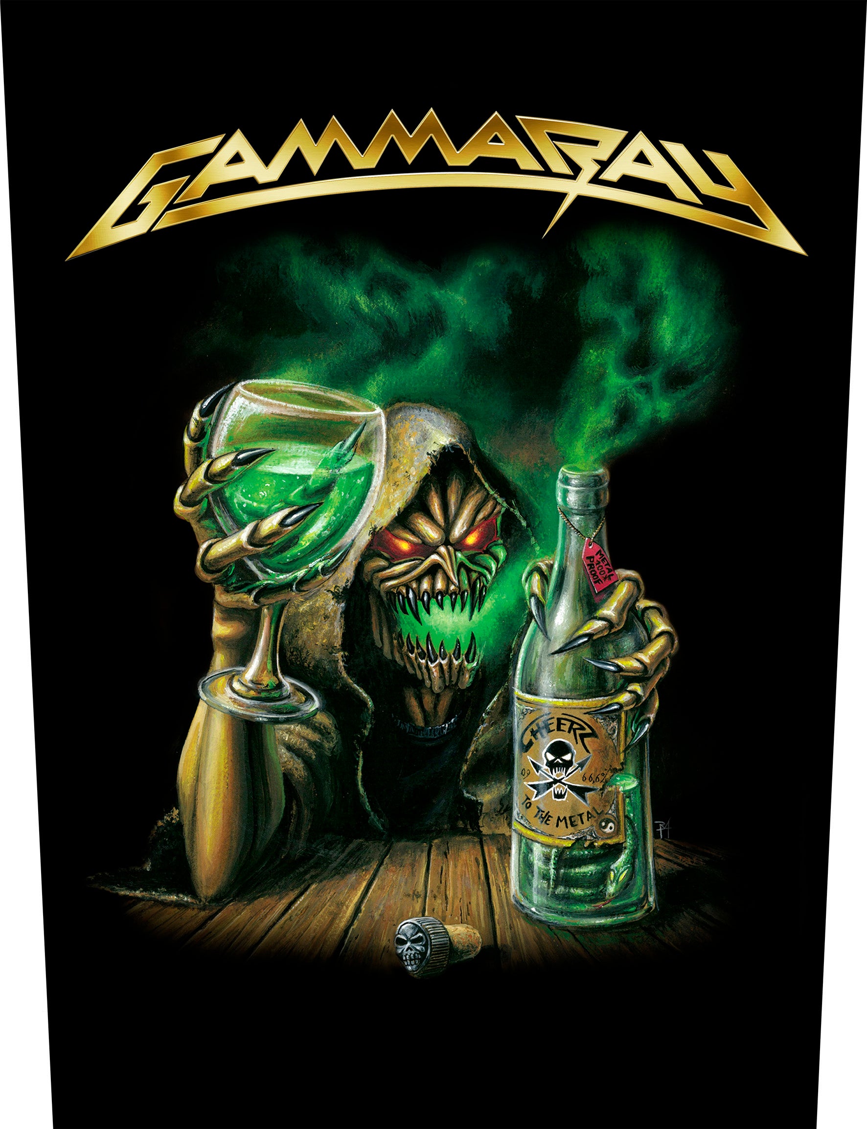 Gamma Ray - Absinth Backpatch Rückenaufnäher
