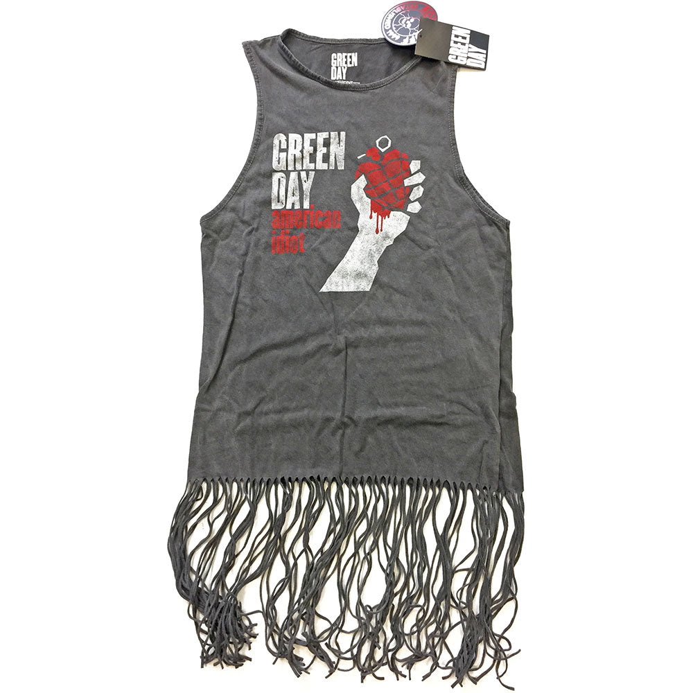 Green Day - American Idiot Vintage Tassel Damen Shirt
