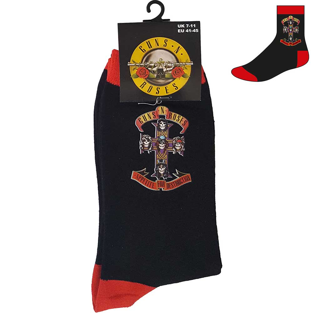 Guns N Roses - Appetite For Destruction Band Socken Gr. 40-45